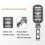 Wired Handheld Mic Microphone for Live Recording Karaoke Studio 4