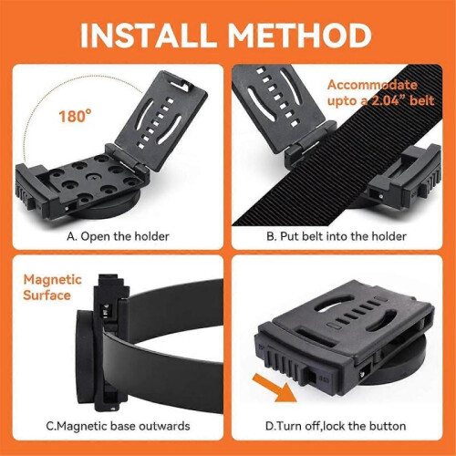 Tool Belt Clip Magnetic Tool with Belt Clip 2
