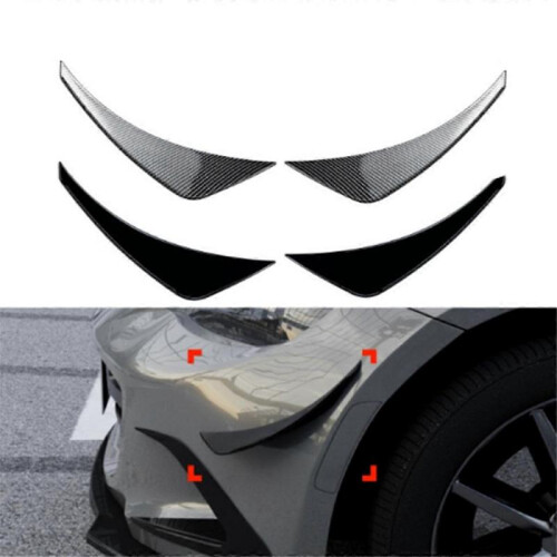 Car Front Bumper Side Splitter Spoiler for Carbon Fiber 1