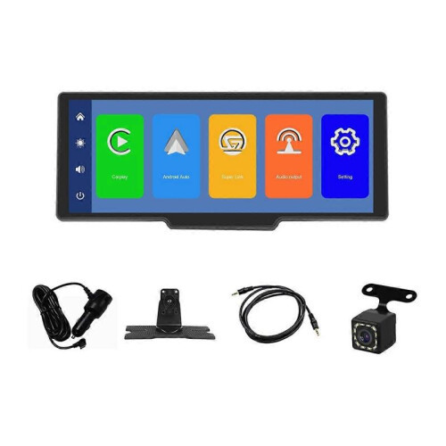 Wireless Carplay Screen for Car, 10.26 inch with Backup Camera 1