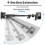 ZJ01 Camera Suction Cup Mount 360 Rotation with Phone Clamp 5