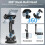 ZJ01 Camera Suction Cup Mount 360 Rotation with Phone Clamp 3