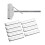 Guitar Tool Bass Fret Press Luthier Tool Silver 1