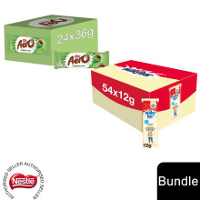 (24x Aero Peppermint + 54 x Milkybar Kids(78 Bars)) Nestlé Chocolate Bar (48 - 144 Bars) Yorkie, Aero, Milkybar Pick your Favourite