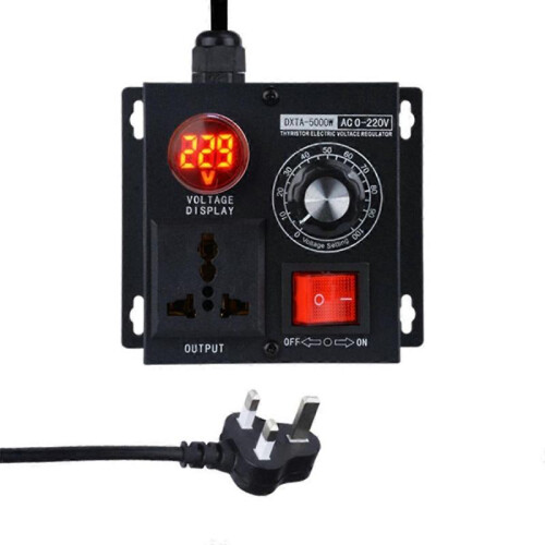 Variable Voltage Regulator Pressure Controller UK Plug 2