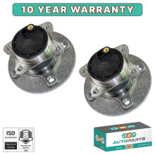 x2 REAR HUB WHEEL BEARING KIT FOR CITROEN C1 PEUGEOT 107 TOYOTA AYGO MK I 1.0 PETROL 2005-2014