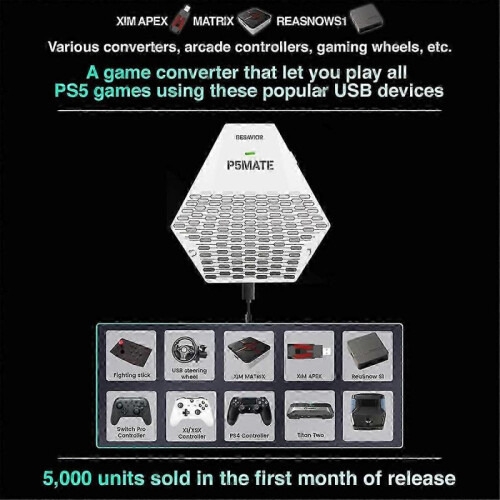 Besavior P5Mate Converter suitable for PS5 Game Console 2