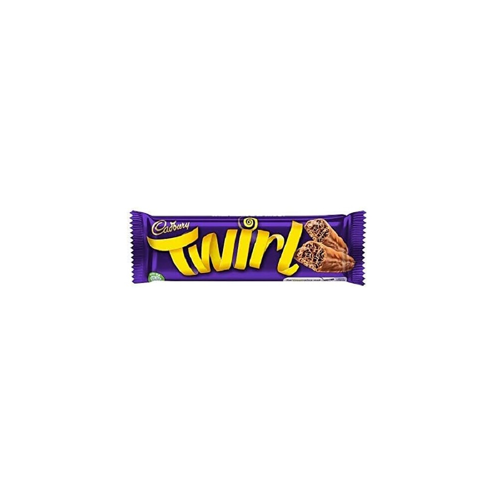 Kidzbuzz Cadbury Twirl Chocolate Bar 43G (Pack Of 12)