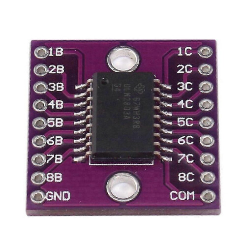 4X ULN2803A Transistor Arrays Driver Breakout Board suitable for 2