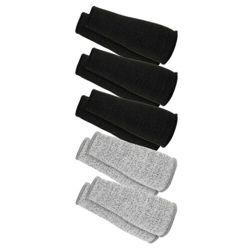 5 Pairs Cut Burn Resistant Sleeves Arm Protector Sleeve suitable forearm Arm Protector Thin Leather Scratch