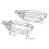 Metal Battery Holder with Battery Strap suitable for 1/10 Small X, 1