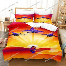 (3, EU Single 135x200cm) 3D Print Top Gun Maverick Bedding Set Duvet Cover Bed Set Quilt Cover Pillowcase Comforter king Queen Size Bedding