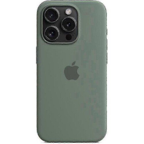 (Cypress)For Apple iPhone 15 Pro Silicone Case with MagSafe 1