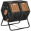 Outsunny Outsunny 130L Compost Bin Dual Chamber Rotating Composter w/ Ventilation Holes 9