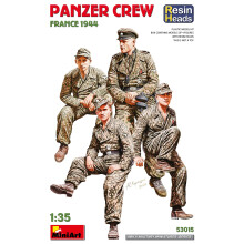 MIN53015 - Miniart 1:35 - Panzer Crew, France 1944 Resin Heads