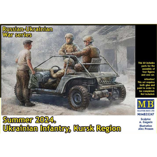 MAS35247 - Masterbox 1:35 - Mongoose, Ukrainian Infantry, Kursk