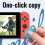 (Blue) Unlimited Amiibo Link Bluetooth Key App Supported For Zelda Splatoon 3   -Sy 4