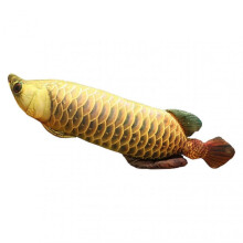 (1M, Golden) Fish Soft Back Cushion Golden Arowana Red Carp Doll Plushies Companion Sleep Pillow Stuffed Sea Animal Simulation Fish Plush Toy