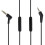 With Microphone for Bose QuietComfort QC 3 Headphone Replacement Audio Cable Black 2