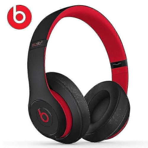 (black red) 2023 Wireless Bluetooth Headphones Studio 3 Noise Cancelling Headset 1