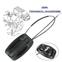 For Fiat Ducato Peugeot Boxer Citroen Relay III Rear Side Sliding Door Handle with Wiring Harness Set 735426421