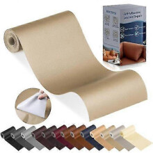 (Black) Self-adhesive Leather Patch For Repairing Furniture, Chairs, And Car Seats
