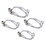(31.8mm)Bike Cable Guide Brake Cable Shift Cable Derailleur Cable Base Guide Clip Fit 5