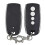 5pcs King Gates Gate Control for Stylo Stylo2k Stylo4k Garage Door Remote Control 433mhz Rolling Code 4