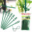 50/100 pcs Reusable plastic support clamps clamps s Hanging Vine 100pcs 3