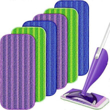 PACK Reusable Mop Pads for Swiffer WetJet Mop, WetJet Refills W