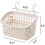 3 hanging plastic storage baskets / laundry baskets, plastic Large 2