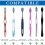 2 Pack Wall Mount Toothbrush Holder Toothpaste Dispenser, Plastic Wall Mount Toothbrush Hanger Compatible (White) 5