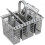 Cutlery basket for dishwasher (removable handle) 1
