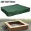 (200x200x20cm, Green) Sandbox Cover, Sandbox Canopy With Drawstring, Sandpit Pool Cover 1