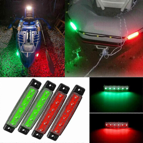 Red Green Boat Navigation Led Lights Stern Lights Boat Lights - MXBC 1