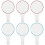 6Pcs Blank Scoreboards Handheld Scoreboards Dry Erase Answer Paddles Single Side Writable Paddles 2