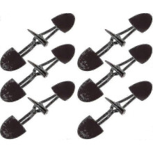 6 Pairs Leather Buttons Horn Toggle Duffle Buttons for Coat Coffee Buckle Clasp Fancy Buttons - Brown