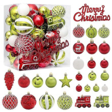 Exquisite Christmas Decoration, Durable Eco-Friendly Shatterproof Plastic, Lightweight Hanging Ornaments for Hotels Restaurants, Wide Application
