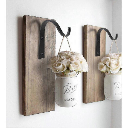 Iron Wall Hooks Metal Lantern Bracket Decorative Coat Hook for Hanging Lantern,bird Feeders 1