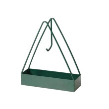(Green) Stainless steel outdoor household mosquito coil rack hanging