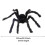 (125cm) Halloween Spider Decorations, Realistic Hairy Giant Spider Props 2