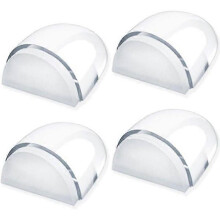 Doorstops, [Set of 4] Transparent doorstops and stoppers self-adhesive door St