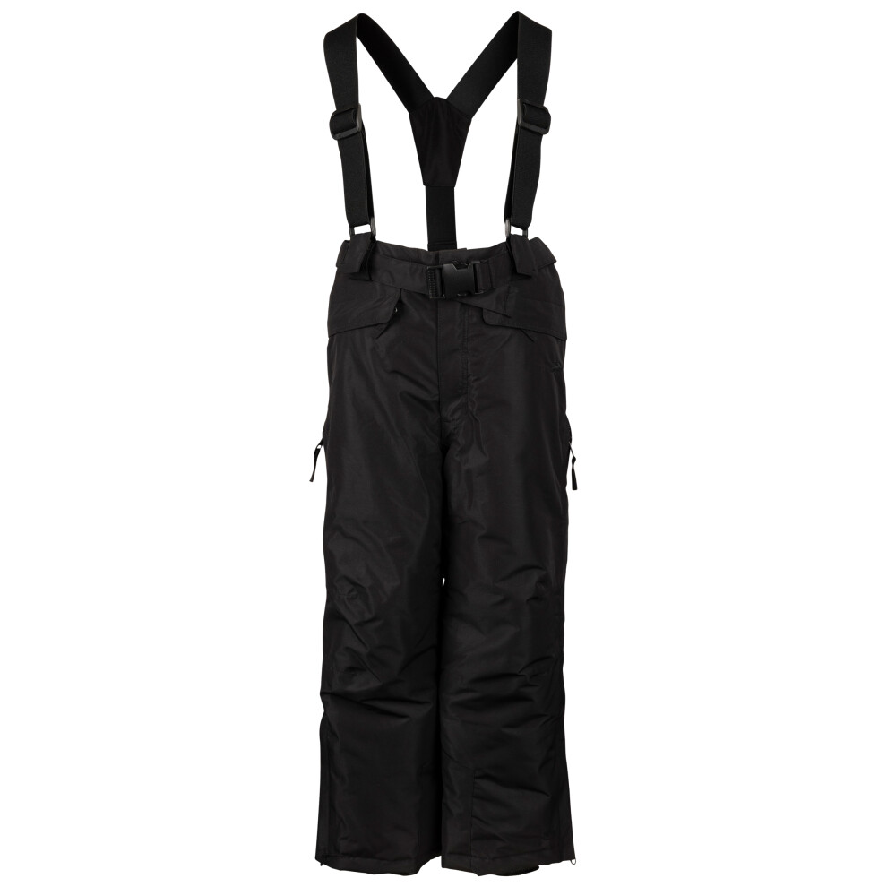(7/8, Black) Trespass Kids' Ski Salopettes Padded Northaway