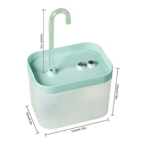 Adjustable Cat Water Fountain, Eco-friendly & Quiet, 1.5L Capacity, USB Powered 1