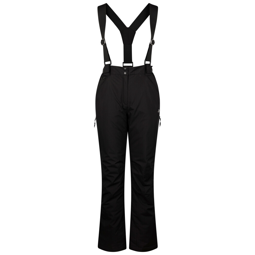 (18, Black) Trespass Womens Ski Trousers Salopettes Jayne