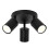 (Spotlight Plate, Black) Litecraft Tanner Spotlights Ceiling 3 Lights 1
