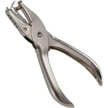 130x11x57 mm, Single hole punch, Hole punch, Capacity 5 sheets, Silver