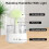 Night Light Cloud Rain Humidifier with LED Light Micro Aromatherapy Diffuser, Sleep Relaxation Mood Water Drop Sound Gift 3