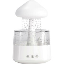 Night Light Cloud Rain Humidifier with LED Light Micro Aromatherapy Diffuser, Sleep Relaxation Mood Water Drop Sound Gift