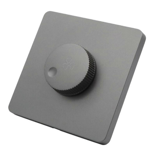 (Gray) 220v Universal Adjustment Ceiling Fan Speed Control Stepless Speed Adjuster